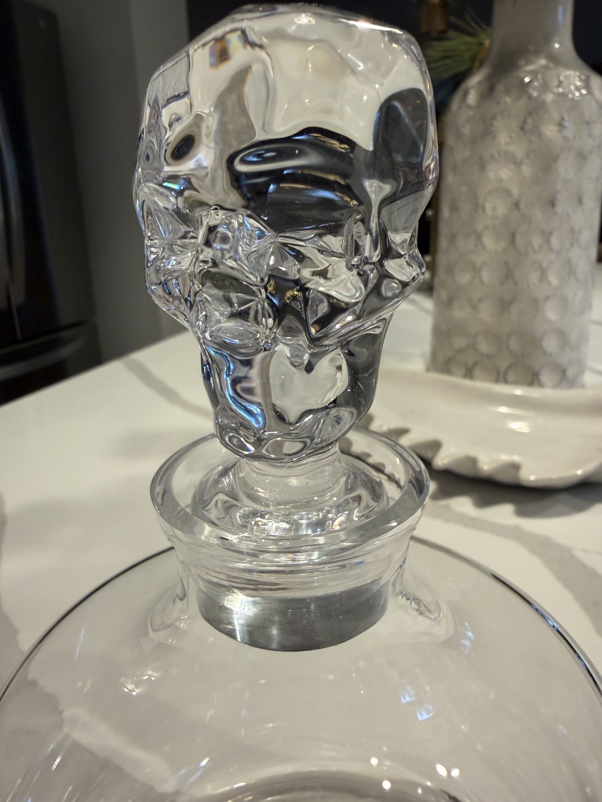 Crystal Skull Whiskey Decanter