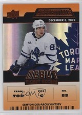 2022-23 Credentials Debut Ticket Access Orange /149 Semyon Der-Arguchintsev 8db
