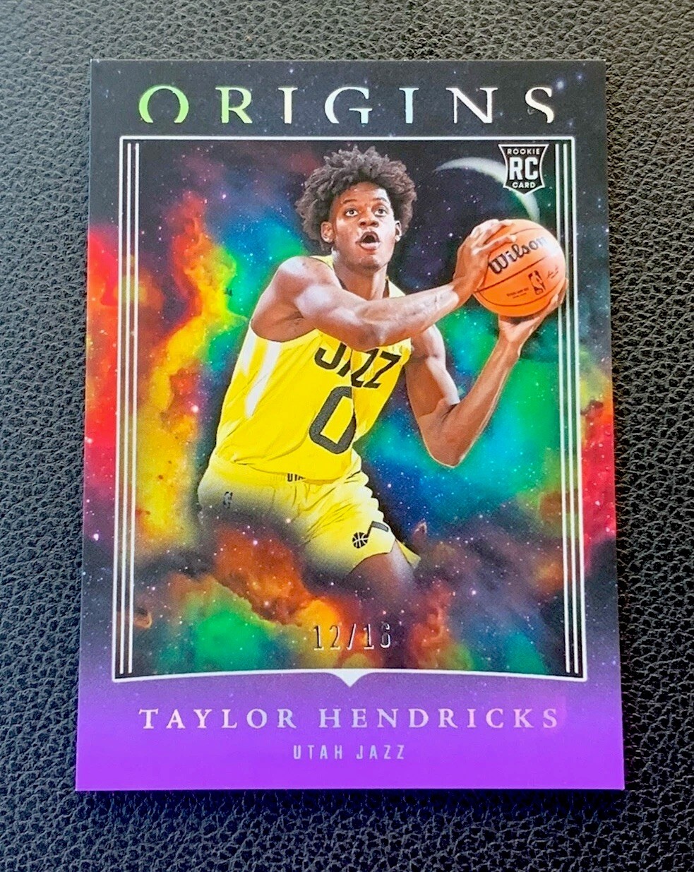 2023-24 Panini Origins Purple FOTL #16 Taylor Hendricks Rookie /16