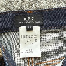 A.P.C. Petite New Standard Denim Jeans 27 Waist A+ Condition