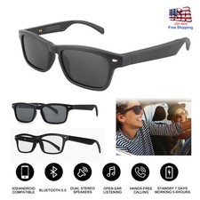 Polarized Sun Lenses Glasses Smart Bluetooth Sunglasses Bone Conduction Headset