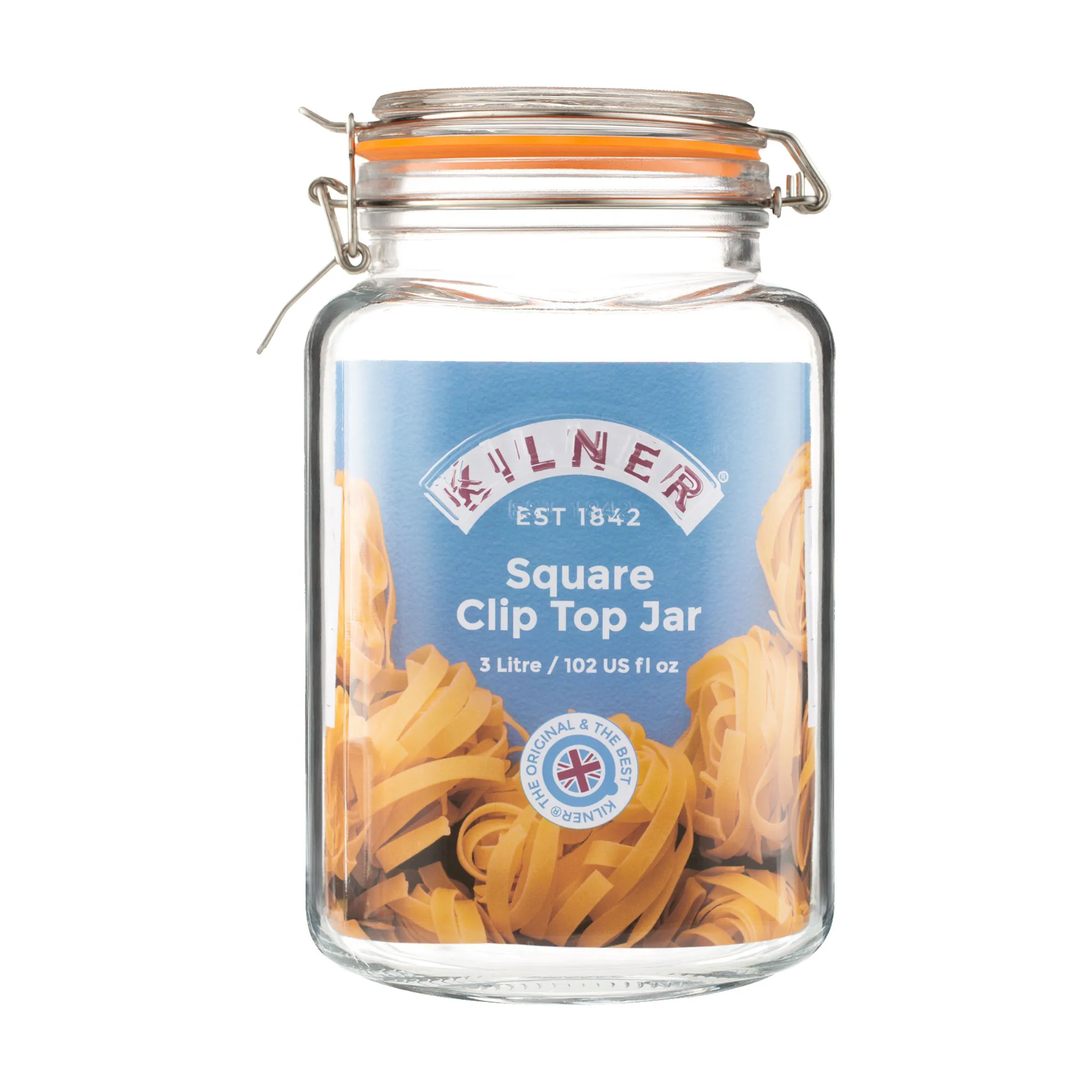 Kilner Square Clip Top Jar | 3L - Image 6