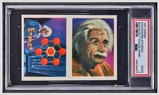 1967 🔵 PSA 2 Albert Einstein Ferma Inventos Y Viajes Panel Googled Information 