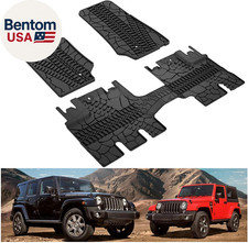 Floor Mats For 2007-2013 Jeep Wrangler Jk 4-door Oem Replacement 82210166ac Fron