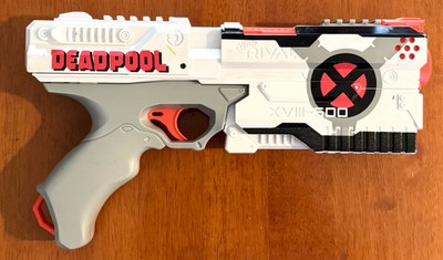 Nerf Rival Deadpool WHITE Kronos XVIII-500 - VERY GOOD - WORKS - SEE PHOTOS