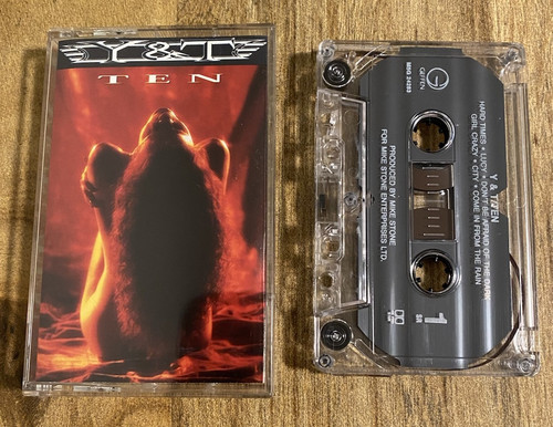 Y&T -Ten -Cassette Tape-Near Mint