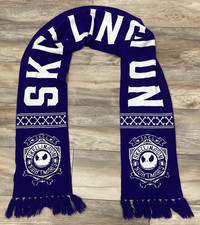 Disney Parks Jack Skellington Purple Fringe Knit Winter Unisex Adult Long Scarf
