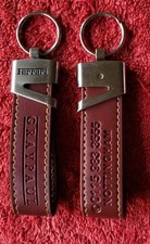 FERRARI GRAYPAUL KEYRINGS KEYFOBS PAIR BORDEAUX COLOUR near MINT