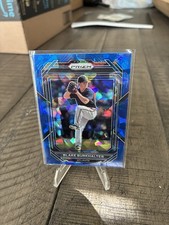 2023 Panini Prizm Blue Cracked Ice Blake Burkhalter #10 Atlanta Braves. C14