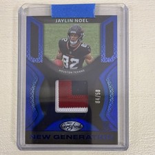 Panini 2025 Certified Jaylin Noel Mirror Blue #NGJ-JNL /50 Texans RC