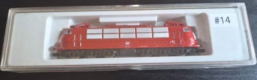 Locomotora eléctrica escala N - Arnold 2353 BR 103 115-2 rojo oriental con peto blanco DCC digital | Condition: Gebraucht