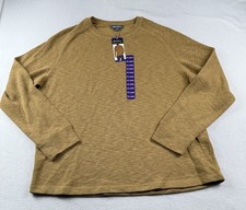 Eddie Bauer Men's Long Sleeve Crew Neck Double Knit Sweater XXL NWT
