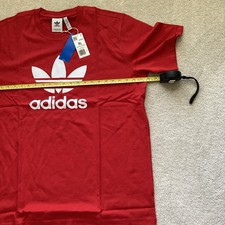 Adidas Originals Trefoil T-Shirt Men  s Tee XL Large Red