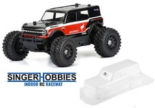 Pro Line 359100 2021 Ford Bronco 110 Truck Body Clear Granite Vorteksstampede