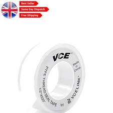 PTFE Industrial Sealant Tape, 12mm x 13m - Reliable Water and Gas Leak Solution