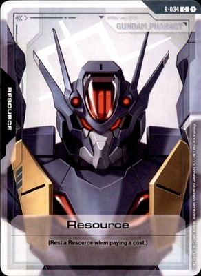 Resource R-034 C Gundam Pharact Gundam TCG GD04 Phantom Aria NM