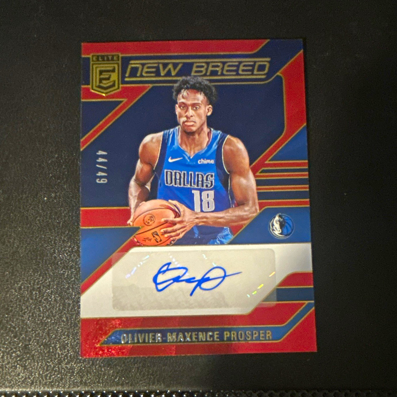 Panini Donruss Elite 2023-24 Olivier-Maxence Prosper RC Auto New Breed Red /49