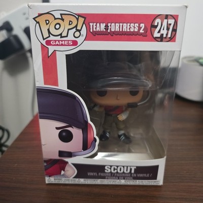 Funko Pop Scout Team Fortress 2 #247 Vinyl Figure Dmgd Box