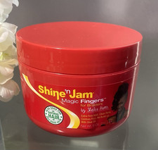 Shine 'n Jam Magic Fingers Hair Gel Extra Firm Hold Anti-Frizz 8 oz