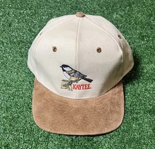 Vtg Chickadee Kaytee Hat Cap Strapback Adjustable Tan