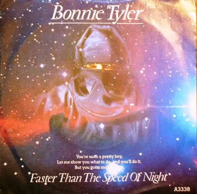 Bonnie Tyler Faster Than The Speed Of Night Vinyl Single 7inch NEAR MINT CBS
