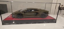 1/18 scale Lamborghini Aventador Matt Army Green MR Collection