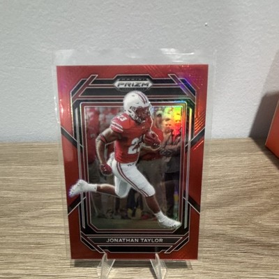Panini 2023 Prizm Draft Picks Jonathan Taylor Wisconsin #57 Red Prizm /299