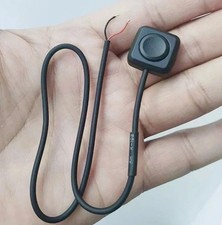 Momentary Push Button Switch On/Off ? Black Plastic 12V/24V for Car, Alarm Syste