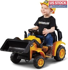 Children's Caterpillar 6V Front Loader Ride-On Toy, MaximumWeightCapacity 44 lbs