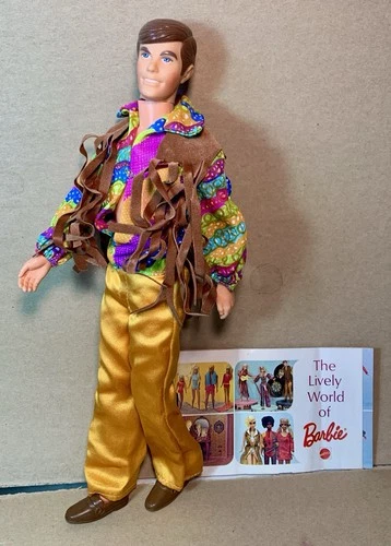 Vintage 1971-72 Mattel LIVE ACTION KEN DOLL #1159 w/Outfit Booklet