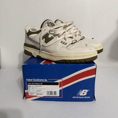 New Balance 550 x ALD Aime Leon Dore Olive Green/White Size 11