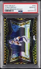 2024 PANINI SELECT GOLD DRAGON SCALE #441 JJ MCCARTHY 14/15 PSA 10