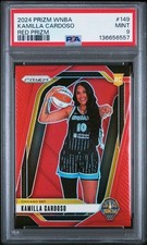 🔥 KAMILLA CARDOSO 2024 PRIZM WNBA RED PRIZM ROOKIE RC PSA 9 🔥 #/299 Sky