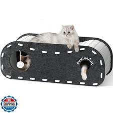 FUKUMARU Cat Beds for Indoor Pets, 31.5 Inches Extra-Large Cat Cave for Multi