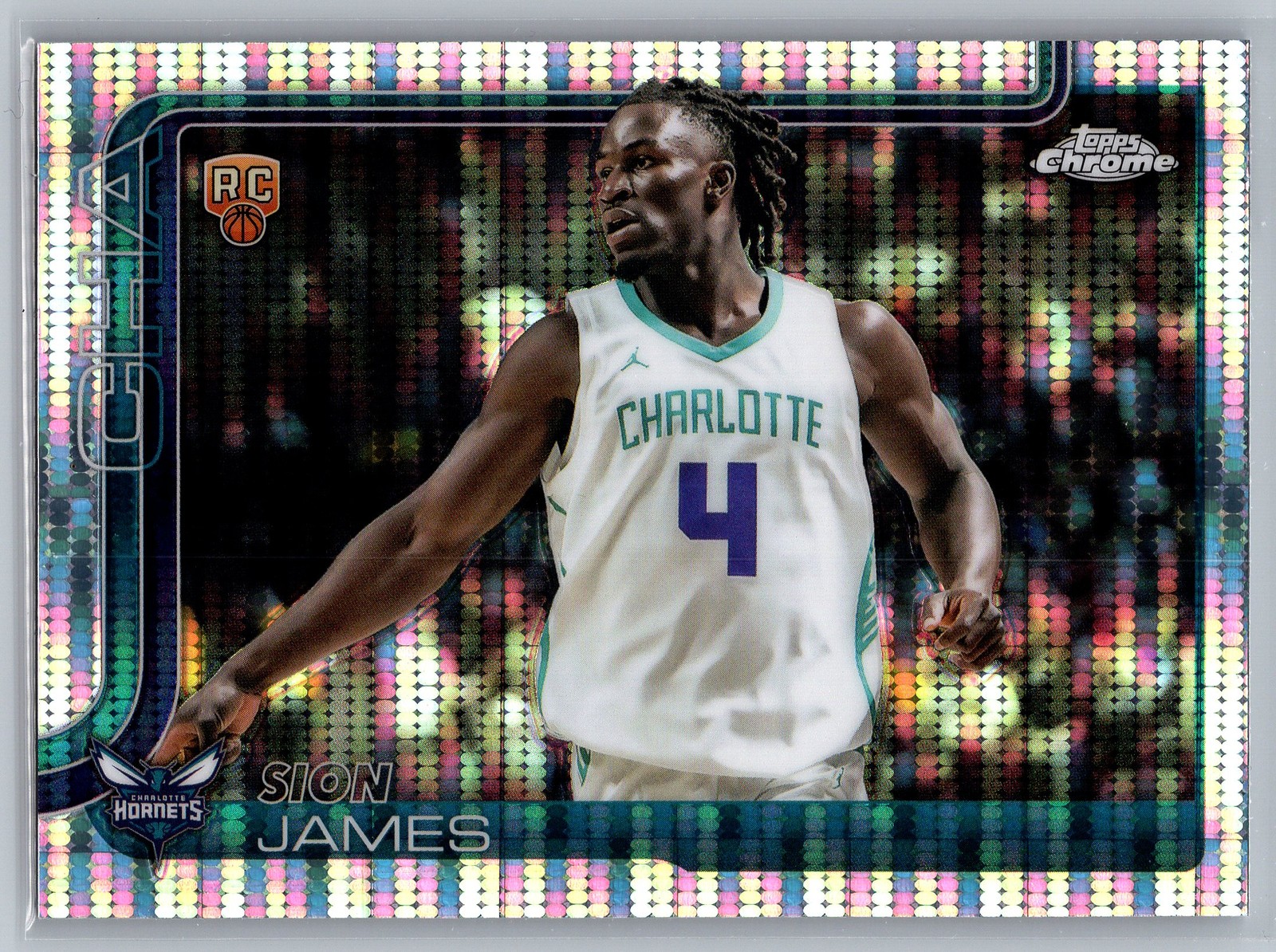 2025-26 Topps Chrome #283 Sion James Pulsar Refractor