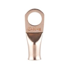 Install Bay CUR438 3/8" 4 Gauge Uninsulated Copper Ring Terminals