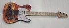 DISTURBED SIGNED CUSTOM ELECTRIC GUITAR DAVID DRAIMAN ALL 4  JSA COA — photo 1