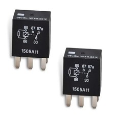 2 PCS Fuel Pump Relay, 12V 30A IP67 Waterproof Single Coil Latching Relay, 5