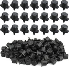 100Pcs Drip Irrigation Emitters,Adjustable Drippers Black-100pcs