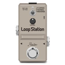 Rowin LN-332S Loop Station Looper Pedal 10 Min Unlimited Overdubs True Bypass