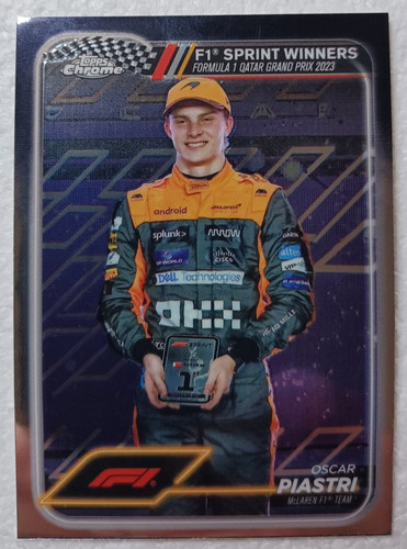 2024 Topps Chrome Formula 1  Card #151 Oscar Piastri