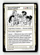 Anax and Cymede & Kynaios and Tiro - Mystery Booster 2 Playtest Cards (MB2PC)
