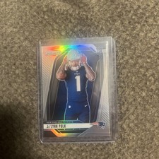 2024 Panini Prizm Jalynn Polk Silver Variation Rookie Card New England Patriots