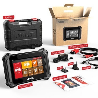 8'' OBD2 Scanner Diagnostic Tool All System For All Vehicles 15 Reset Active Test