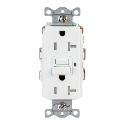 #ad Hubbell GFRTW20W GFCI Commercial Receptacle White 20A 125V Tamper Weather Resist $24.99