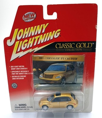 Johnny Lightning Maßstab 1:64 404-16 Classic Gold 2001 Chrysler PT Cruiser - Gold