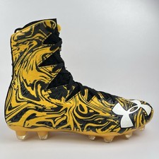 Under Armour Highlight Lux Football Cleats Men s Size 10 Gold Black 3020165-071