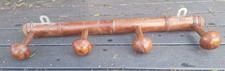 Anciennes Patéres En Bois Porte-manteaux 56 cm