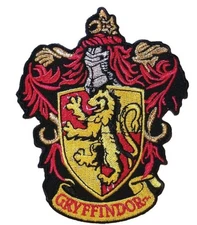 Ata-Boy Harry Potter Gryffindor Crest 3" Full Color Embroidery Iron-On Patch