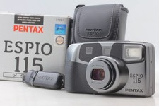  MINT in Box  Pentax Espio 115 Black Point  Shoot 35mm Film Camera From JAPAN